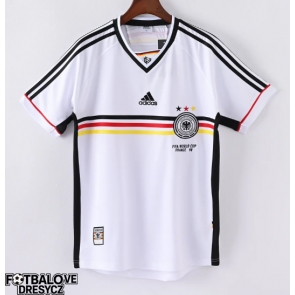 Německo 1998 Retro Domácí Dres Krátký Rukáv Německo 1998 Retro Domácí Dres Krátký Rukáv